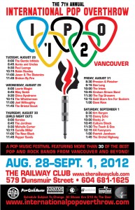 Vancouver International Pop Overthrow Festival, 2012! 