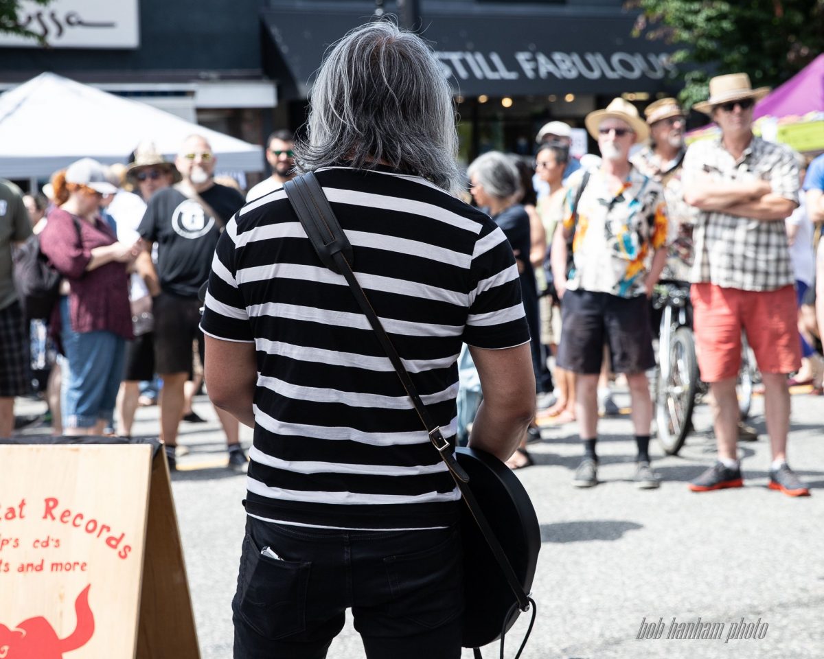 China Syndrome performing in front of Red Cat Records, Main St. Car Free Day, June 16/19, Vancouver
