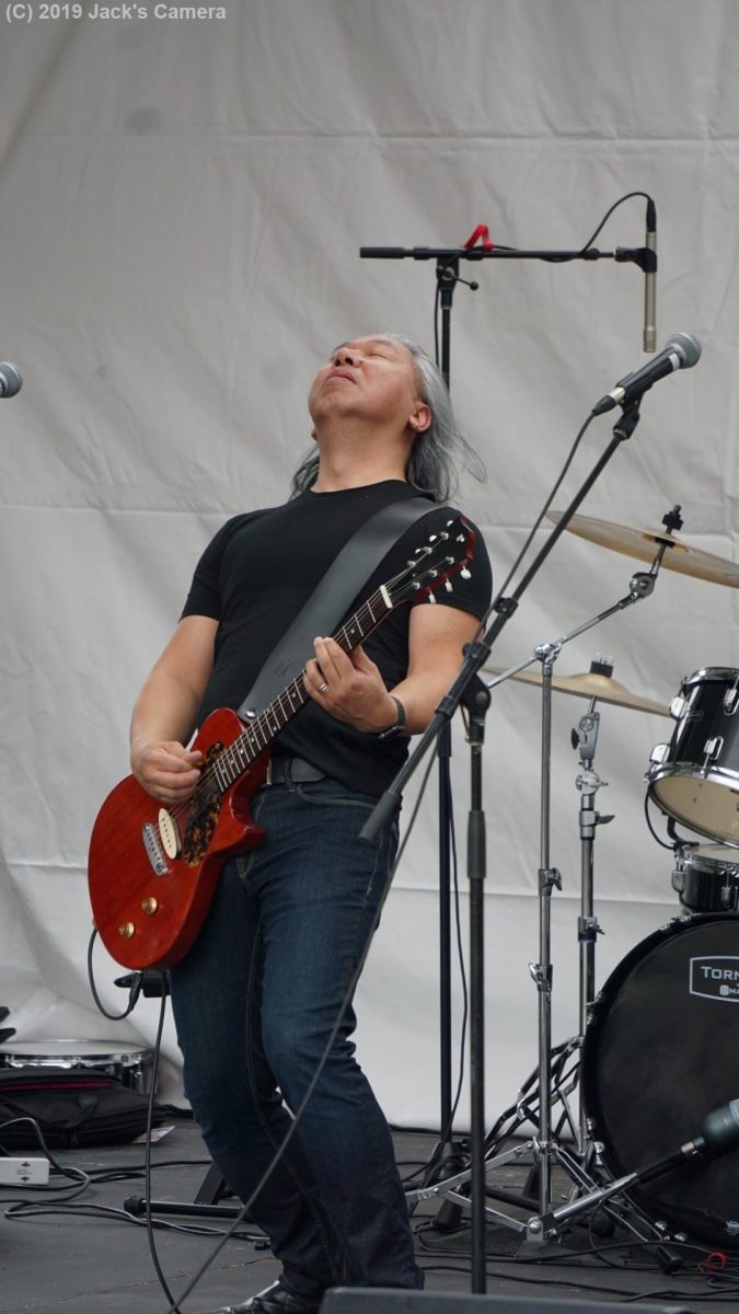 China Syndrome performing at the 2019 Khatsahlano Street Party, Maple Stage, July 6/19, Vancouver